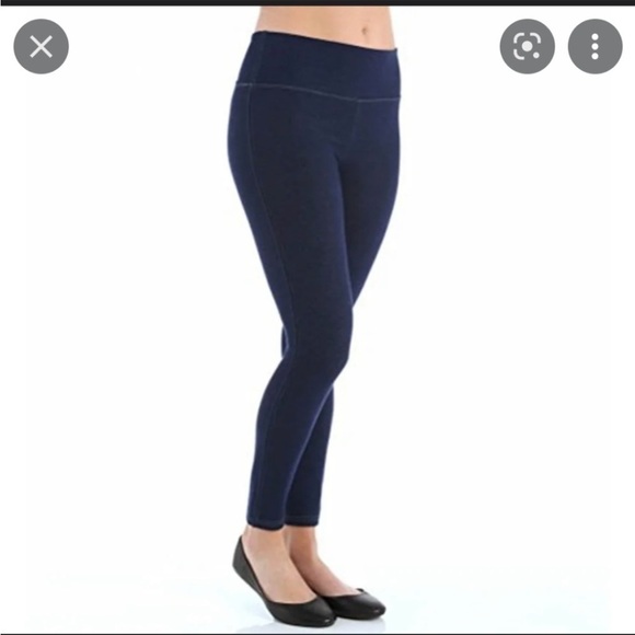 Spanx Navy Blue seamless Leggings M - Picture 1 of 9